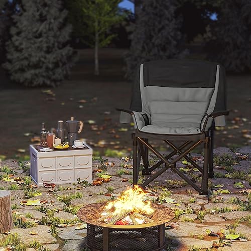 Miniatura 9 de Outsunny Double Camping Chair for Adults, Padded Folding Camp Chair for 2 Person with Armrest, Wine Glass Holder, Cup Holder, Carry Bag for Outdoor