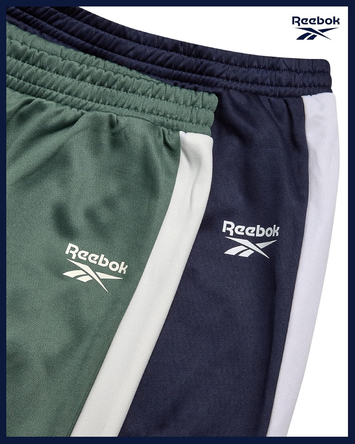 Reebok Boys Sweatpants - 2 Pack Performance Tricot Boys Joggers Athletic Pants with Elastic Waistband (Sizes Run Small) - Image 4