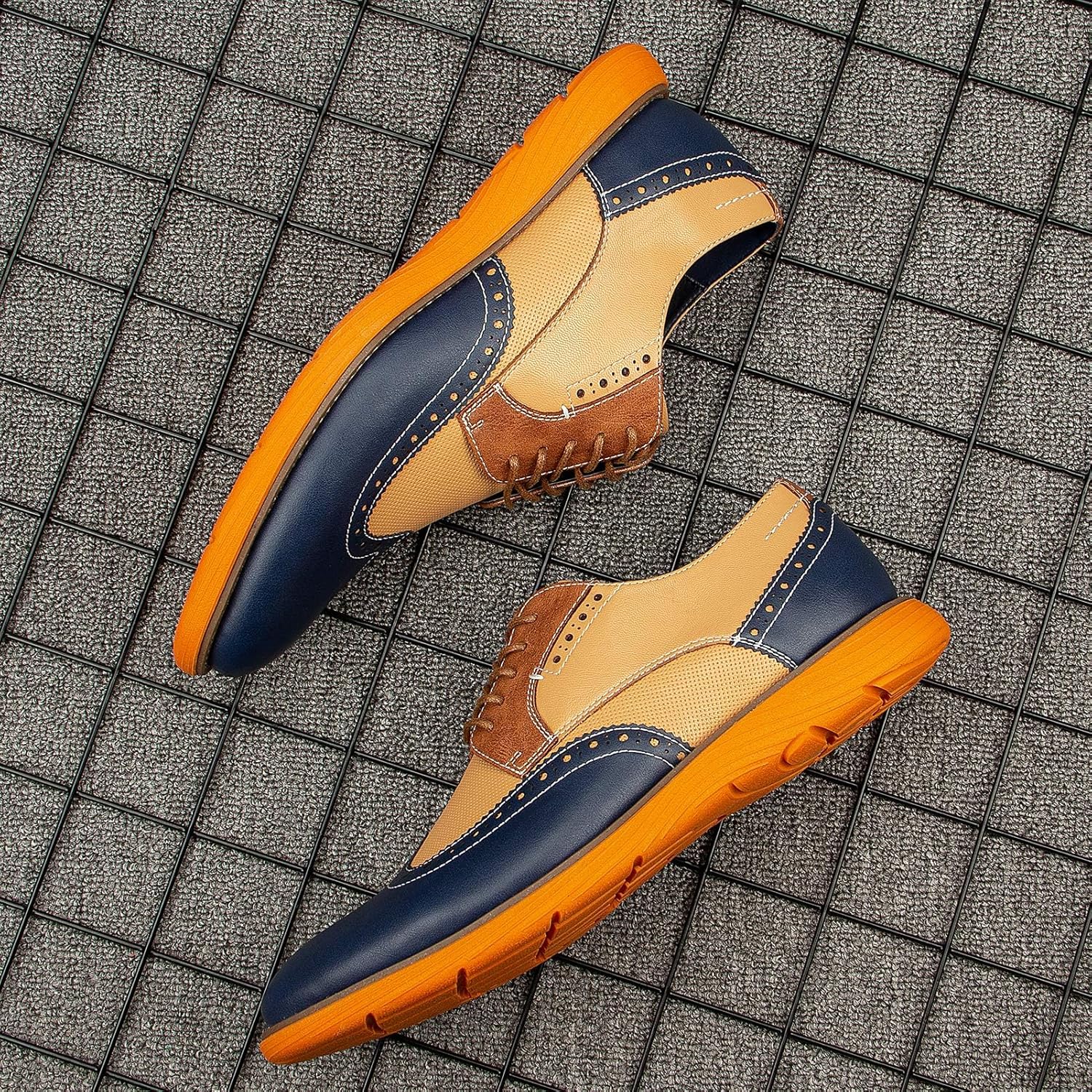 Meijiana Men's Oxford Shoes Dress Shoes Men's Lightweight lace-up Fashion Shoes - Image 6