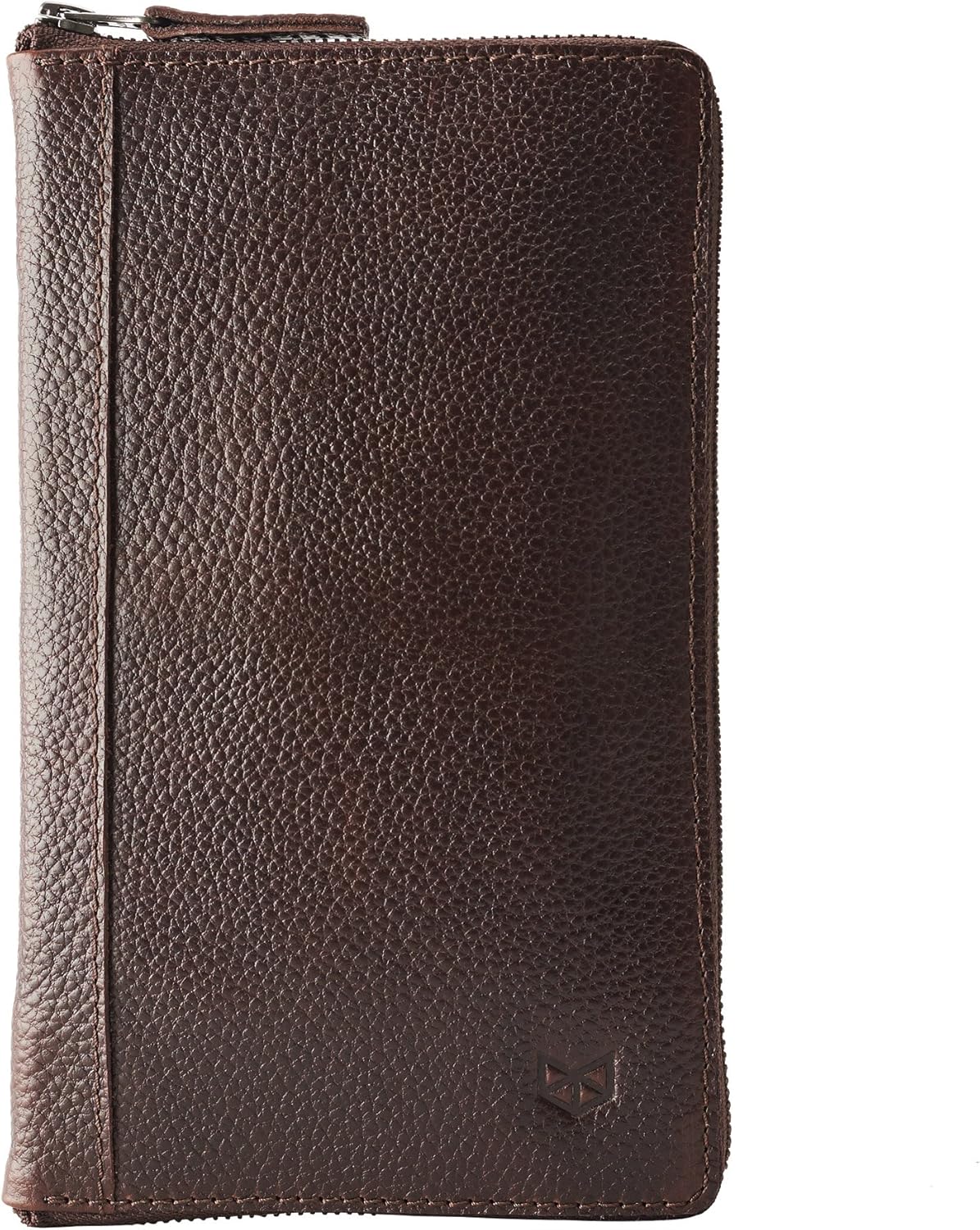 Capra Leather Leather Travel Document Organizer for Men, Dark Brown Passport Wallet, Personalized Passport Holder, Customized Passport Cover. Mens Gifts