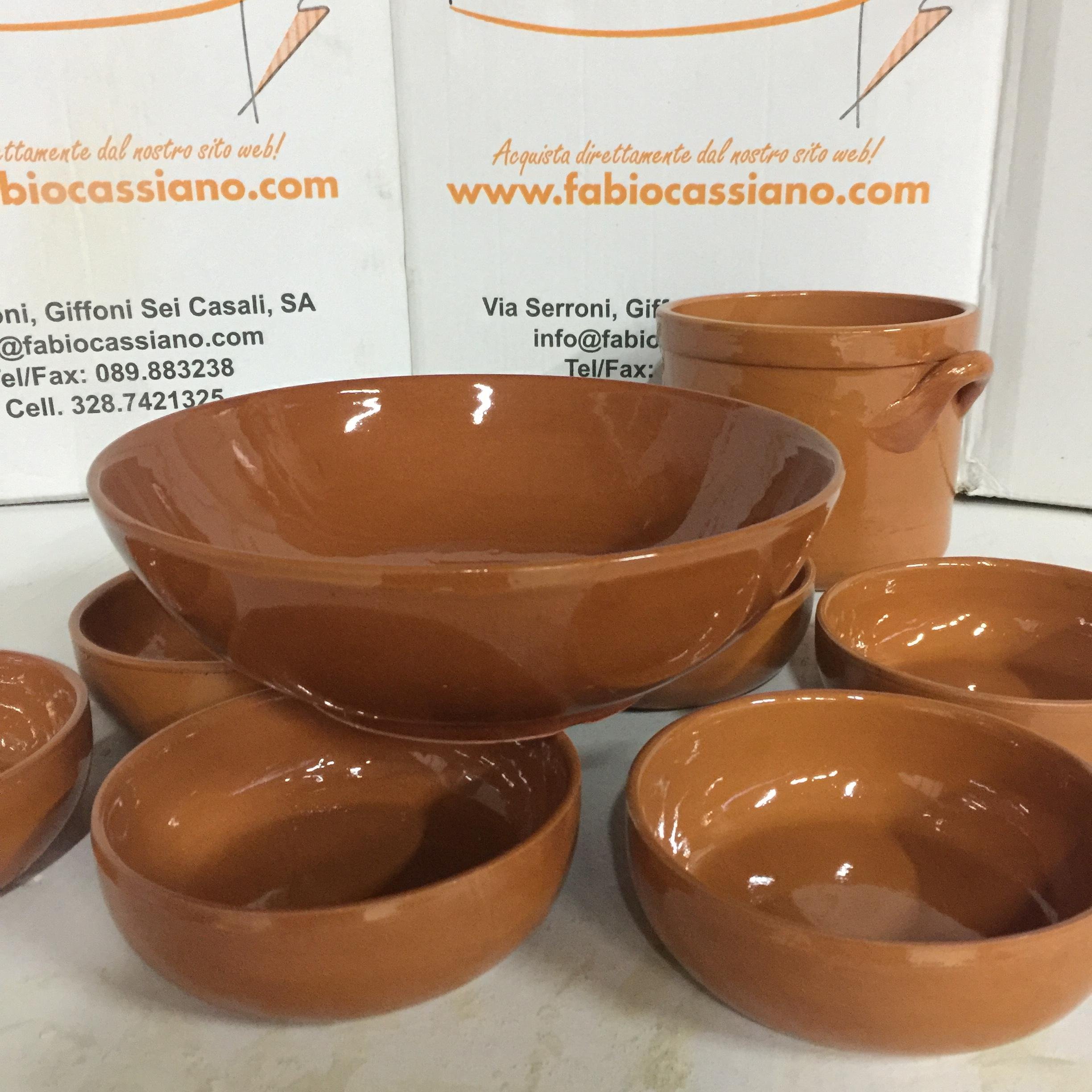 Set 7 Pezzi spaghettata in Ceramica