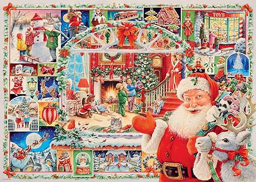 Ravensburger Christmas is Coming! Rompecabezas de 1000 piezas para adultos Cada pieza es única, tecnología Softclick significa que las piezas se