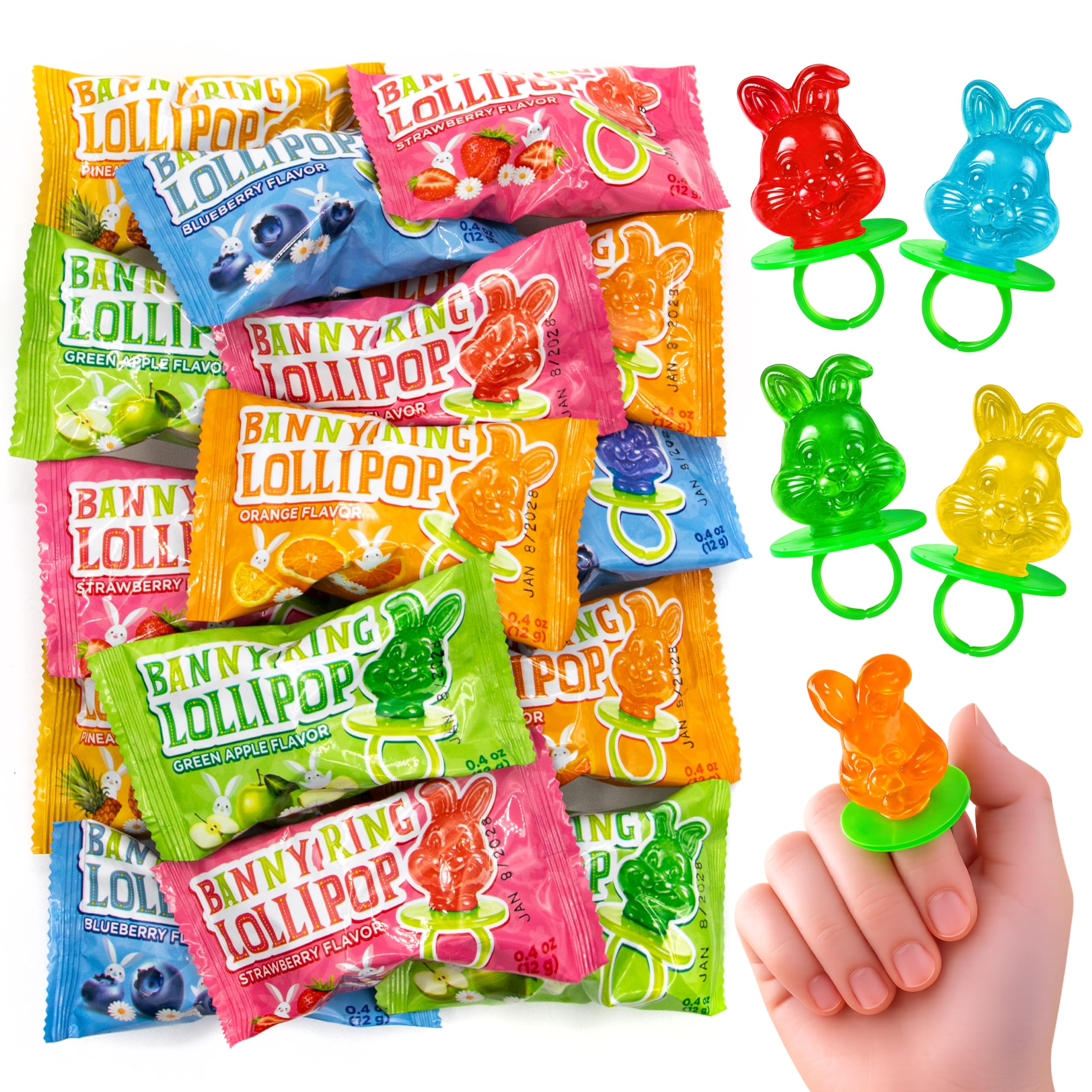 Amazon.com : Bunny Ring Candy - Lollipops Individually Wrapped Amazon.com : Bunny Ring Candy - Lollipops Individually Wrapped