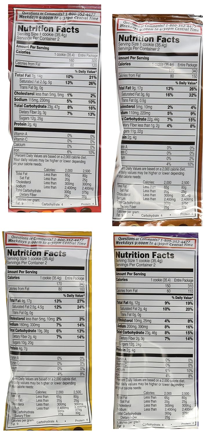 Grandmas Big Cookie Variety Pack, 33 count