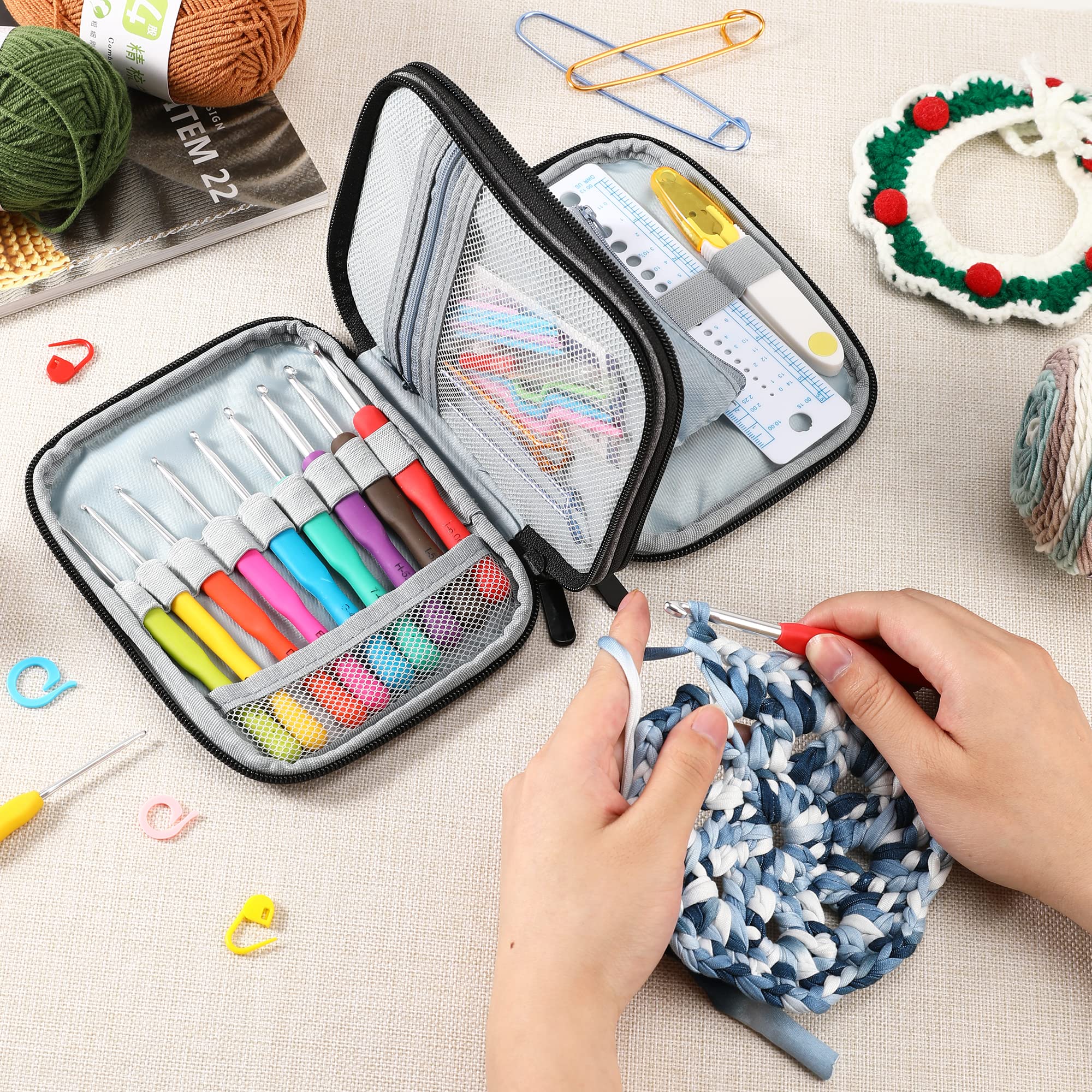 JOZEA Sewing Storage, Crochet Hook Case - Image 2
