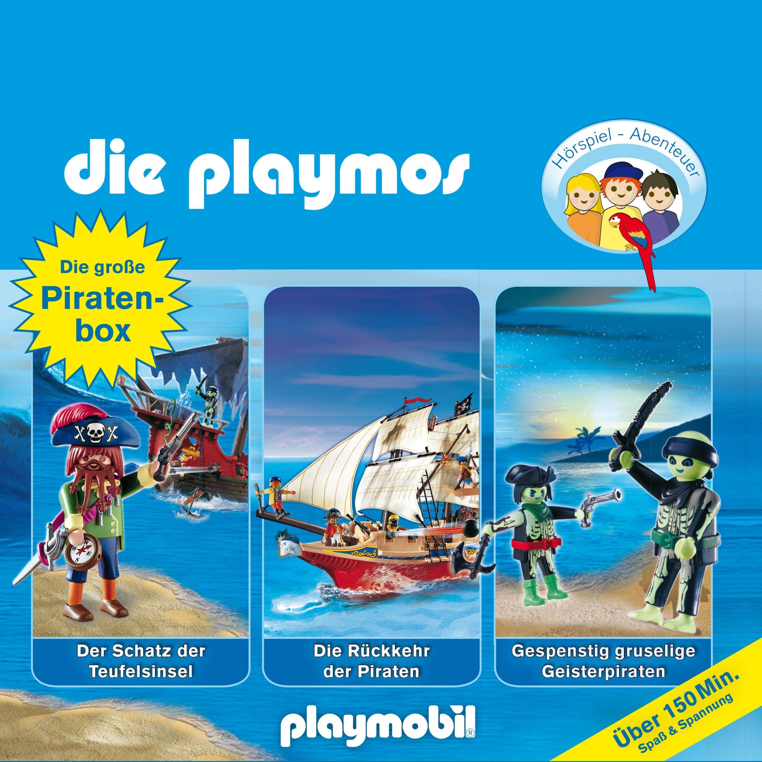 Cover art for Die große Piraten-Box. Das Original Playmobil Hörspiel