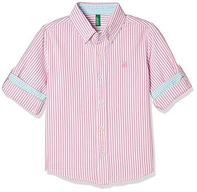 United Colors of Benetton Boys Striped Regular Fit Shirt