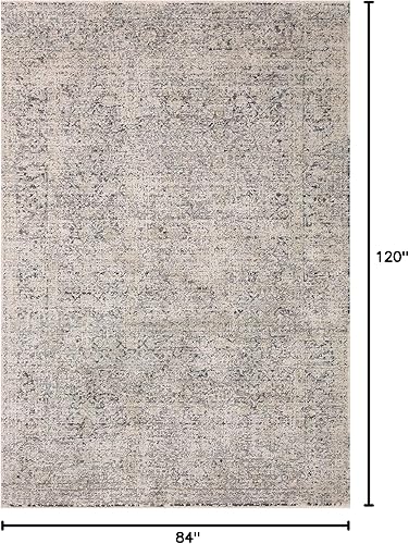 Miniatura 2 de Loloi Amber Lewis Alie Collection ALE-01 - Alfombra de área de piedraniebla, 7'-10'' x 10', 0.13'' de altura de pelo, alfombra de área