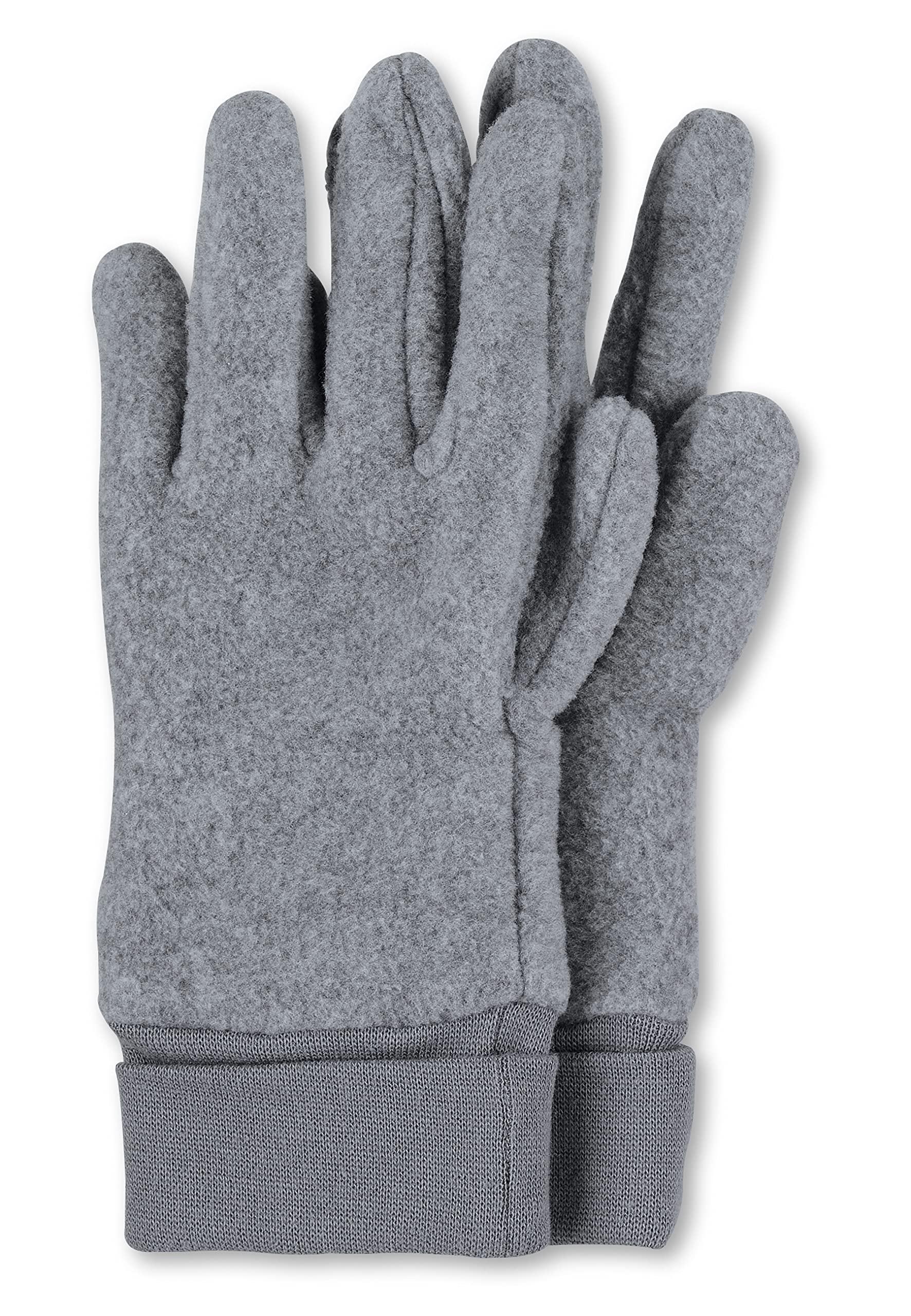 Sterntaler Unisex Silber Mel. Fingerhandschuh Gloves, Silver ( 542), 7 Gloves, Grey (Silber Melange 542), 7 (Manufacturer Size: 7)