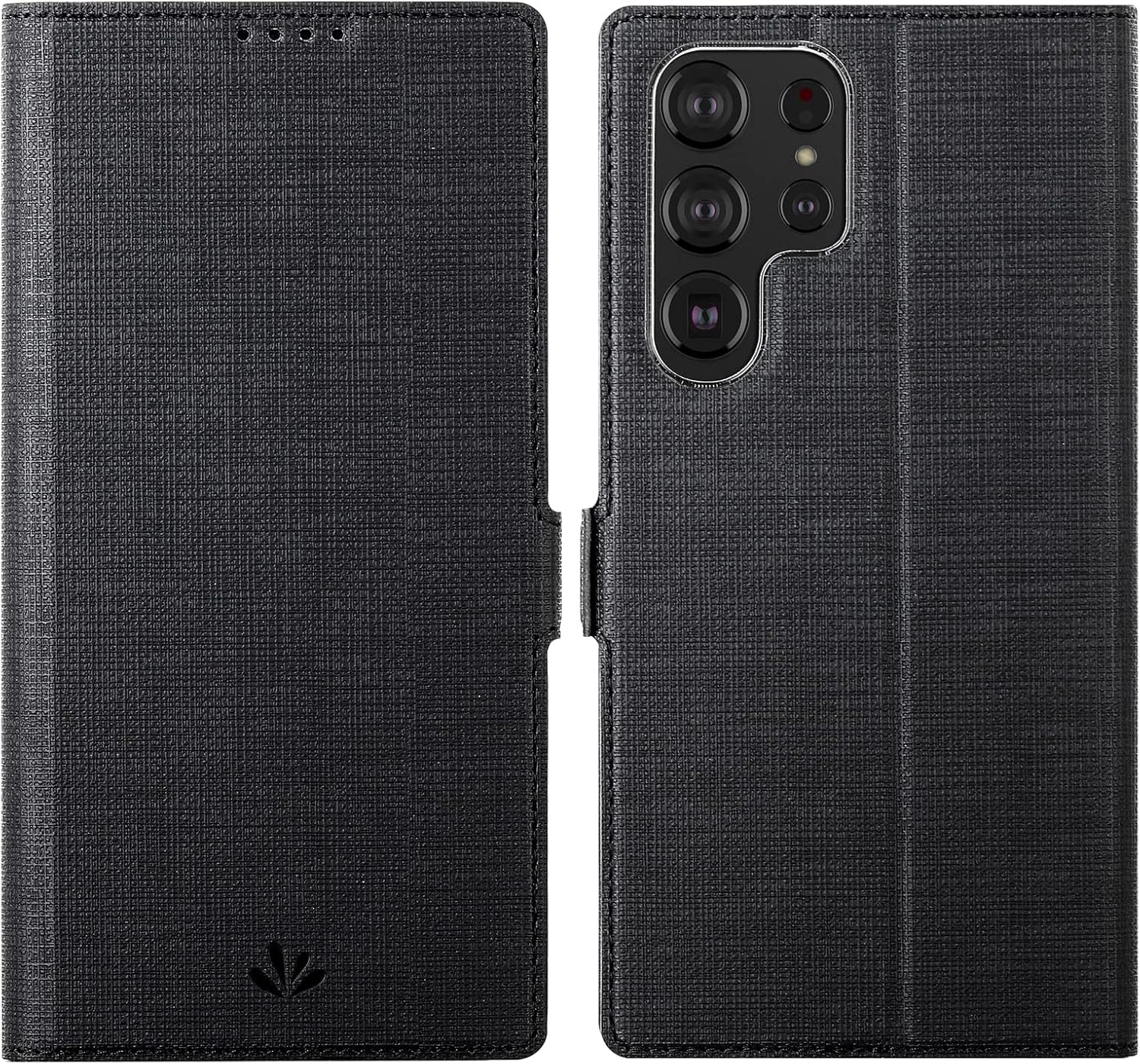 Amazon.co.jp Foluu Galaxy S23 Ultraケース フリップフォリオウォレットカバー スリムプレミアムPUレザー