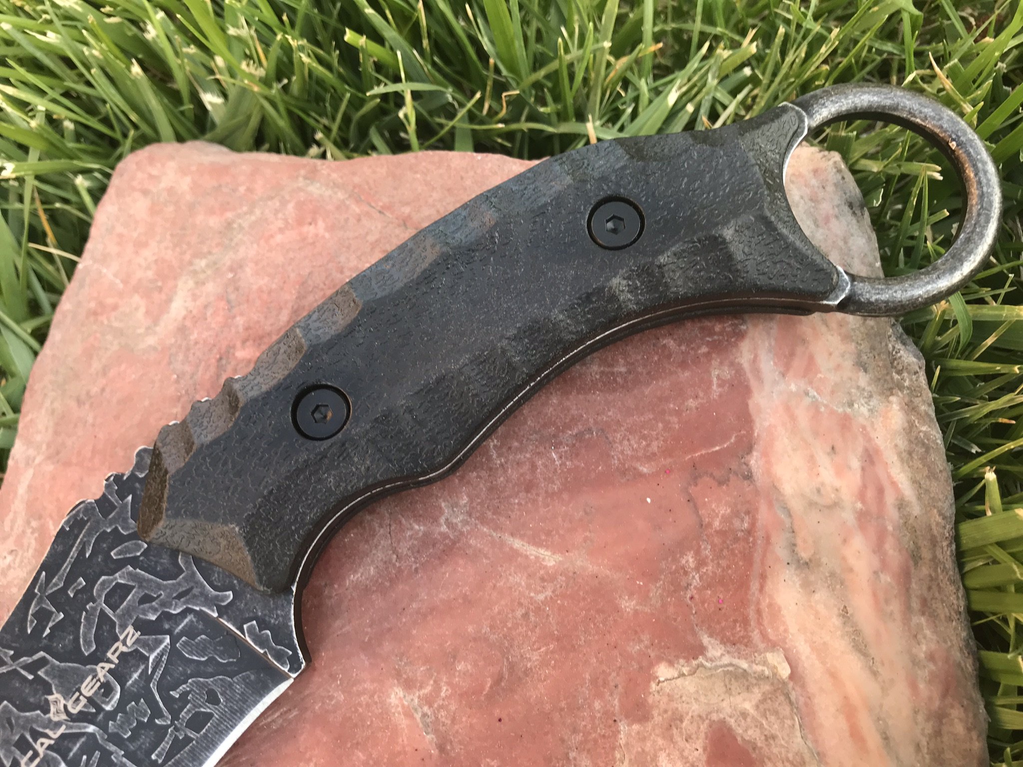 TACTICAL GEARZ TG Targ, 11" Hunting Knife w/Sheath! Solid 440c