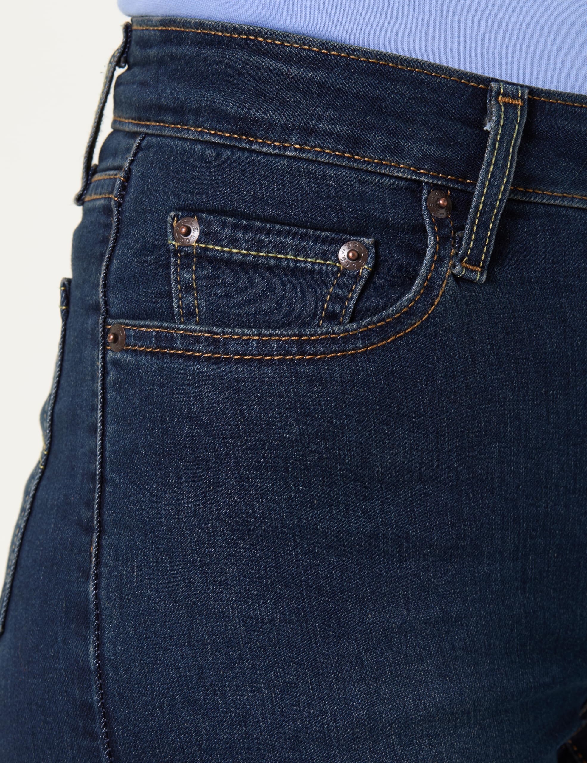 Levi's Damen Jeanshose 721 mit Stretch-Anteil, Skinny Fit, Blau (Eternal Indigo Drk Tint), W31/L32