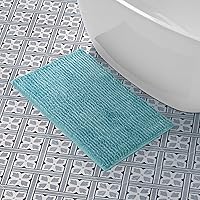 Vista 12 de Laura Ashley Tapete de baño de felpilla con mantequilla, absorbente, lanudo y antideslizante, alfombra de felpa para bañera y fregadero, 2 piezas