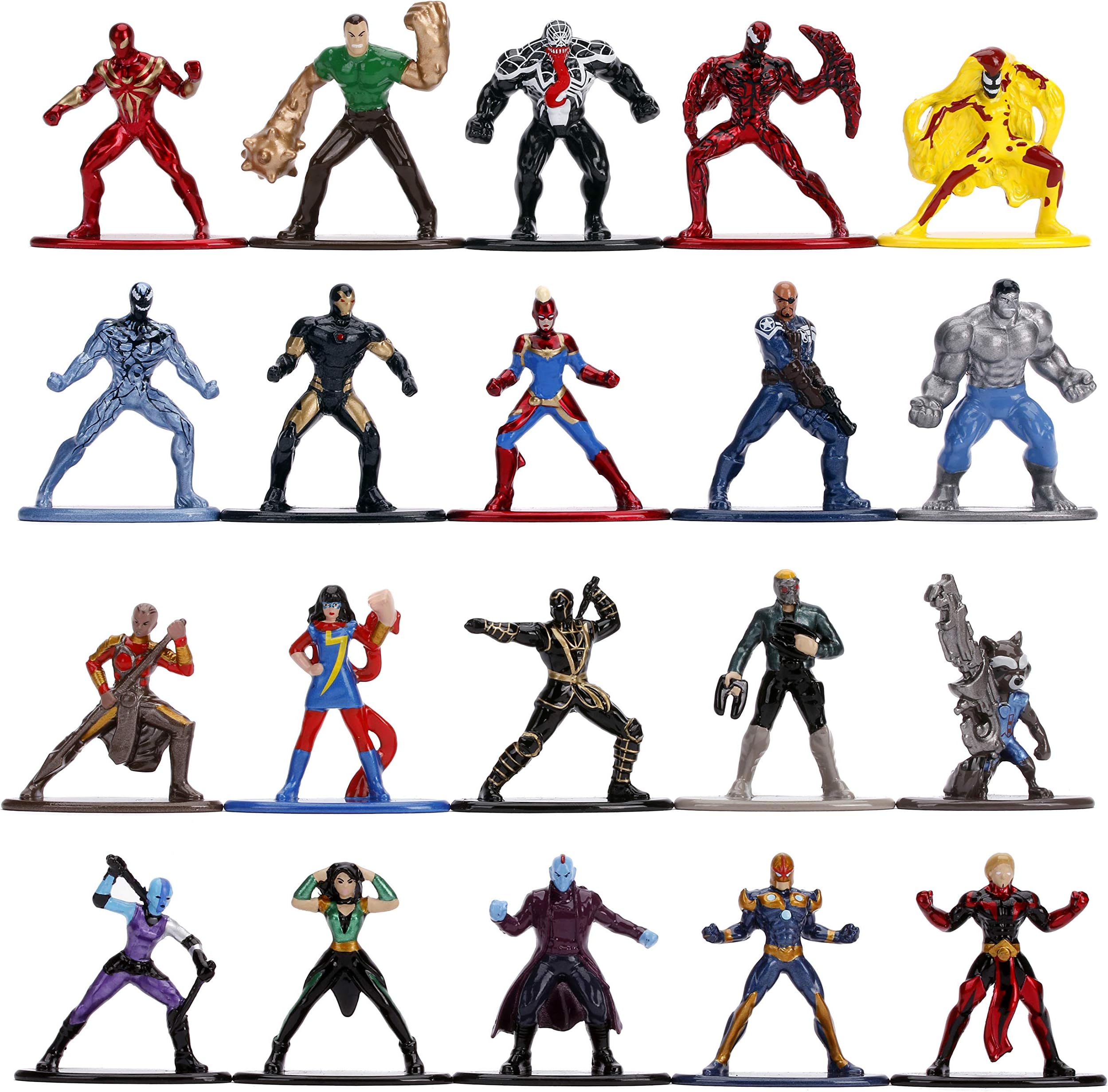 Jada Toys Nano Metalfigs Marvel Classic Comic diecast Figures 20 Pack Wave 3