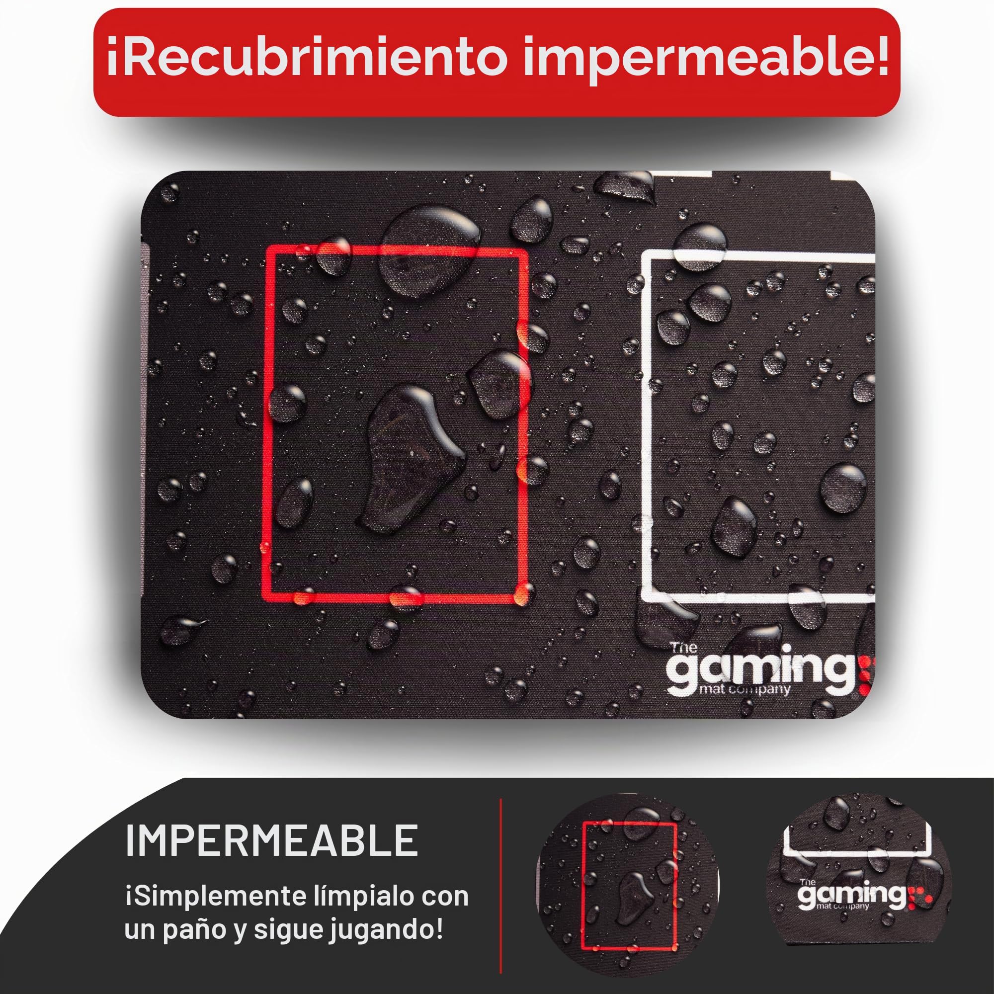 The Gaming Mat Company Tapete Compatible Yu-Gi-Oh! Master 2 Jugadores para Cartas – 59,7 x 66,3 x 0,2 cm Tapete TCG Grande Alfombrilla Mesa Juego Cartas Playmat Yu-Gi-Oh!