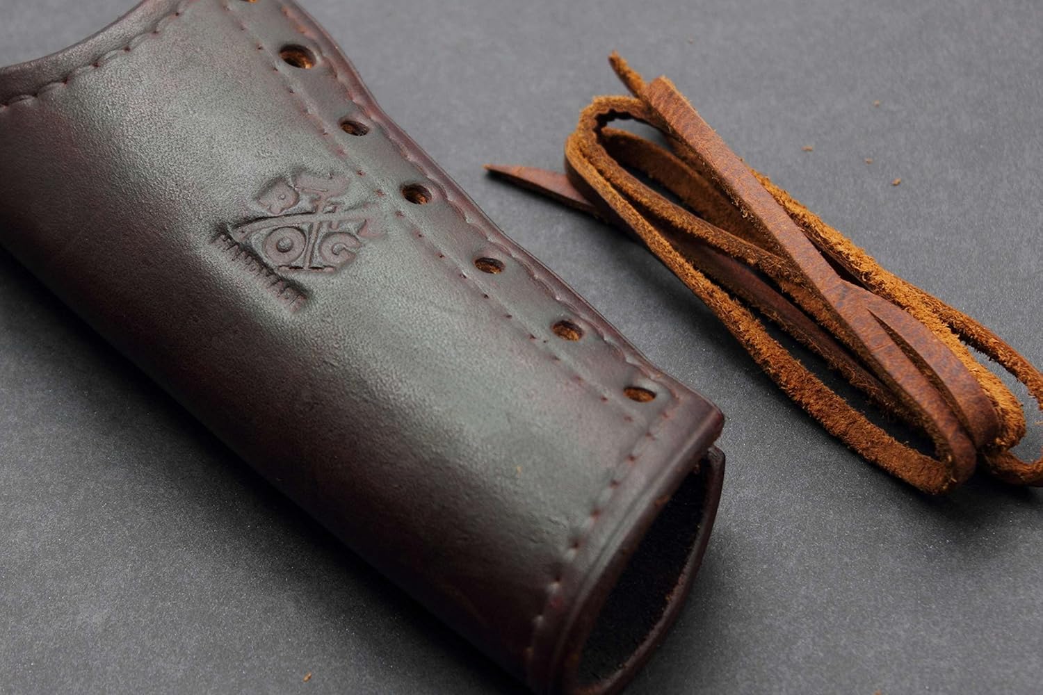 Leather Axe Handle Guard (Gransfors Bruk Small Forest Axe, Brown)