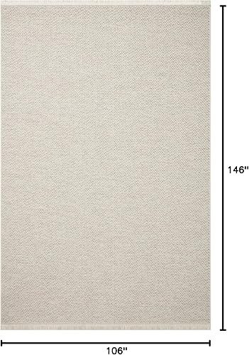 Miniatura 48 de Loloi Amber Lewis Malibu Collection MAB-02 - Alfombra de área de 6 pies 4 pulgadas x 9 pies 2 pulgadas, marfil/multicolor