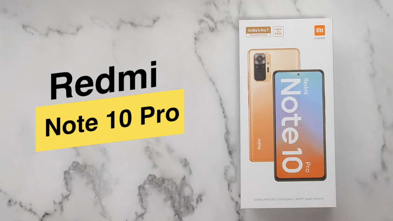 Redmi Note 10 Pro (Glacial Blue, 8GB RAM, 128GB Storage) -120hz