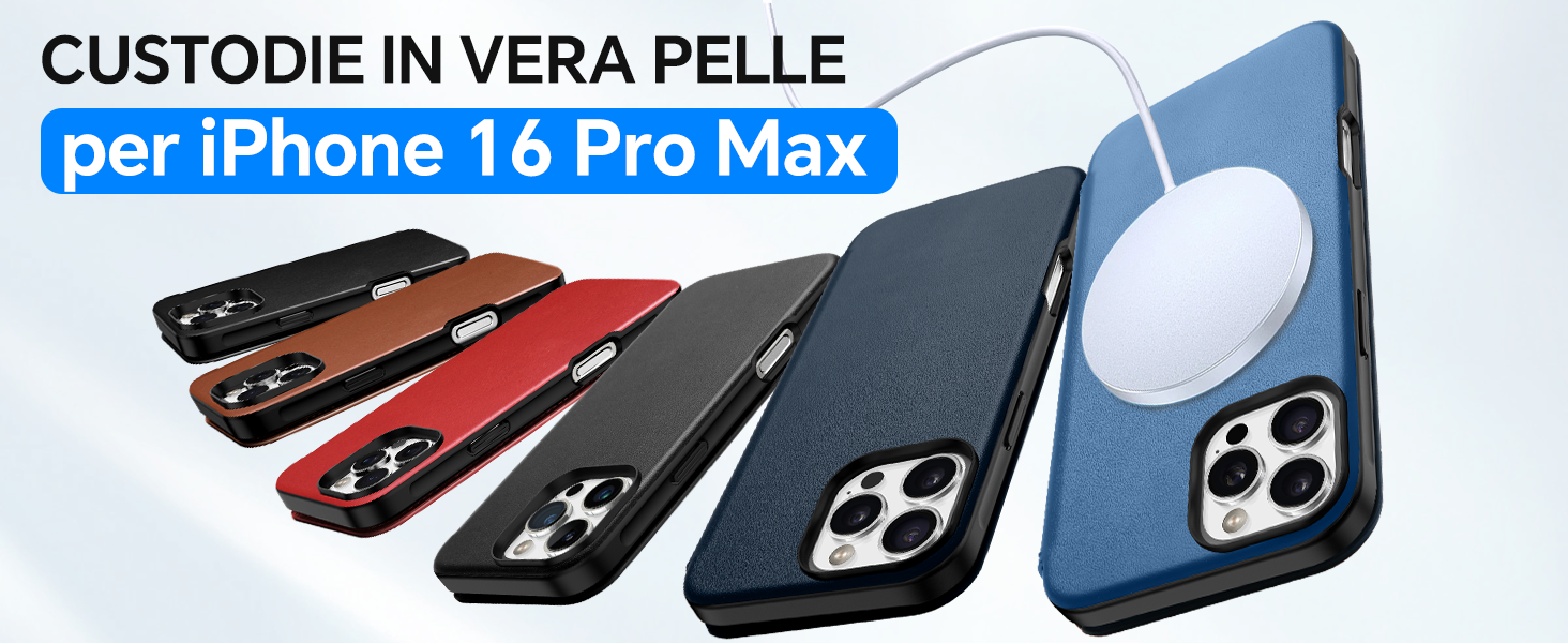 TUCCH Cover 2 in 1 per iPhone 16 Pro Max, Custodia Portafoglio Rimovibile Magnetica in Pelle PU con [Porta Carte] [Blocco RFID] [Cavalletto] Flip Rimovibile Compatibile con iPhone 16 Pro Max, Rosa