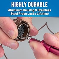 Vista 4 de Jonard Tools Herramienta de extracción R-4601 con contacto de liberación frontal y mango rojo, tamaño de 20 contactos