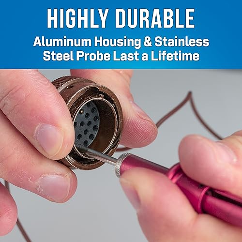 Miniatura 4 de Jonard Tools Herramienta de extracción R-4601 con contacto de liberación frontal y mango rojo, tamaño de 20 contactos