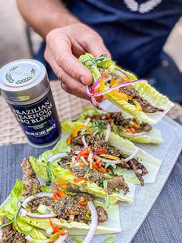 Miniatura 6 de Mezcla de barbacoa brasileña para asador | Condimento gourmet | Mezcla de especias artesanales | Todo natural | Sin OMG | 7.9 oz (224 g) | Lote