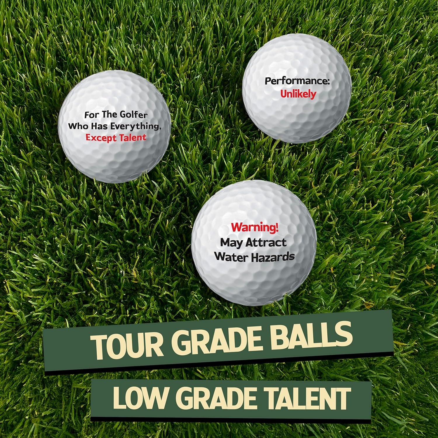 Shanker Golf Balls - Funny Golf Balls with Hilarious Sayings – Perfect Gag Gift for Golfers, Birthday Gifts for Golfers, Funny Golf Gifts for Men, Golf Balls Funny - Image 3