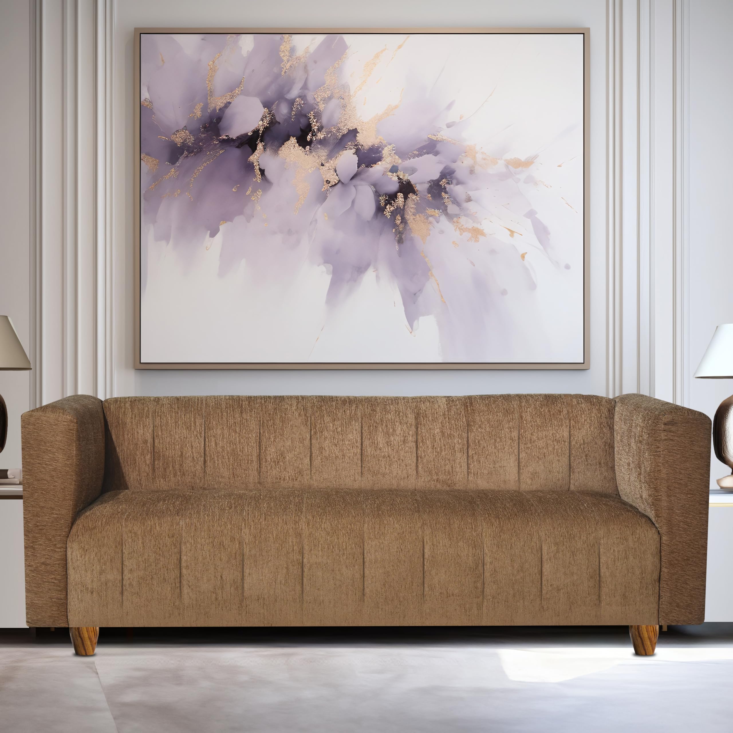 Tokyo 3 Seater Sofa | Luxury Comfort & Extra Spacious | Wooden