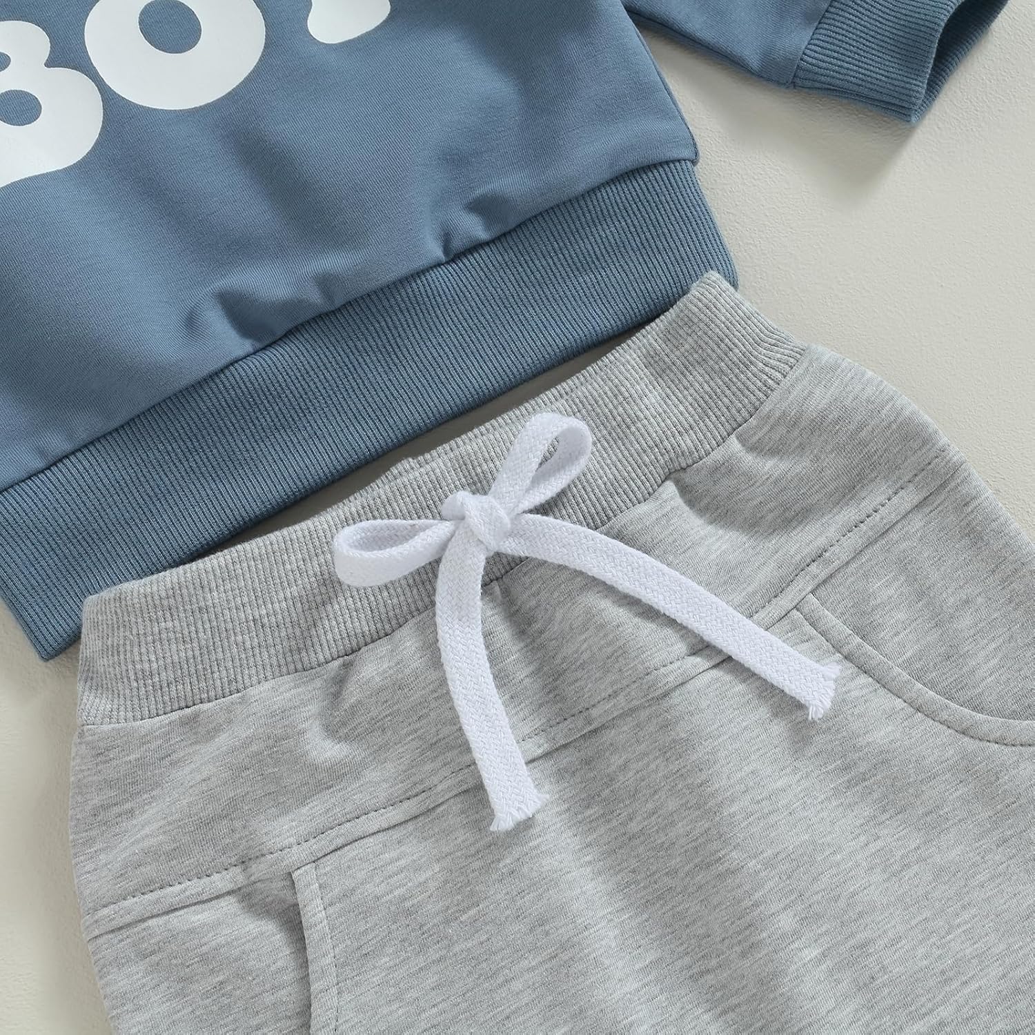 Miniatura 5 de Hnyenmcko Ropa de otoño e invierno para bebé, sudadera de manga larga con cuello redondo y pantalones deportivos para niños pequeños