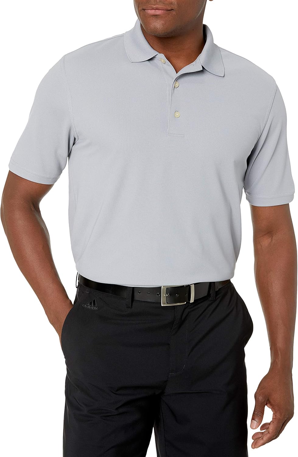 Greg Norman Men's Protek micro pique solid polo