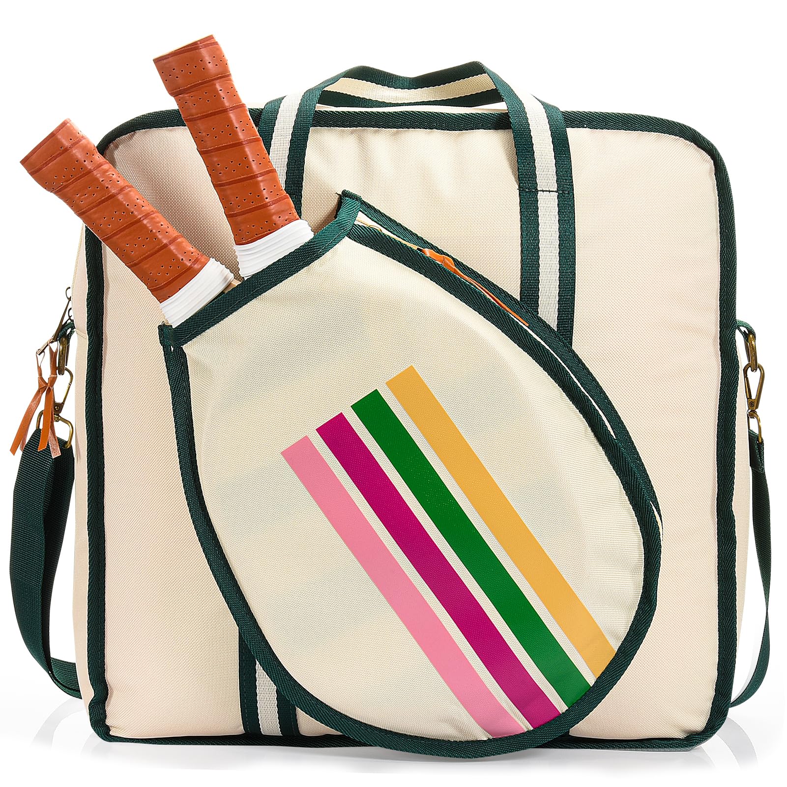 Sprypals Pickleball Paddles,Pickleball Paddles Set of 4 Premium Wooden Pickleball Paddle/Fiberglass Pickleball Set of 2 with Pickleball Balls & Portable Pickleball Bag Tote for Beginners & Pros