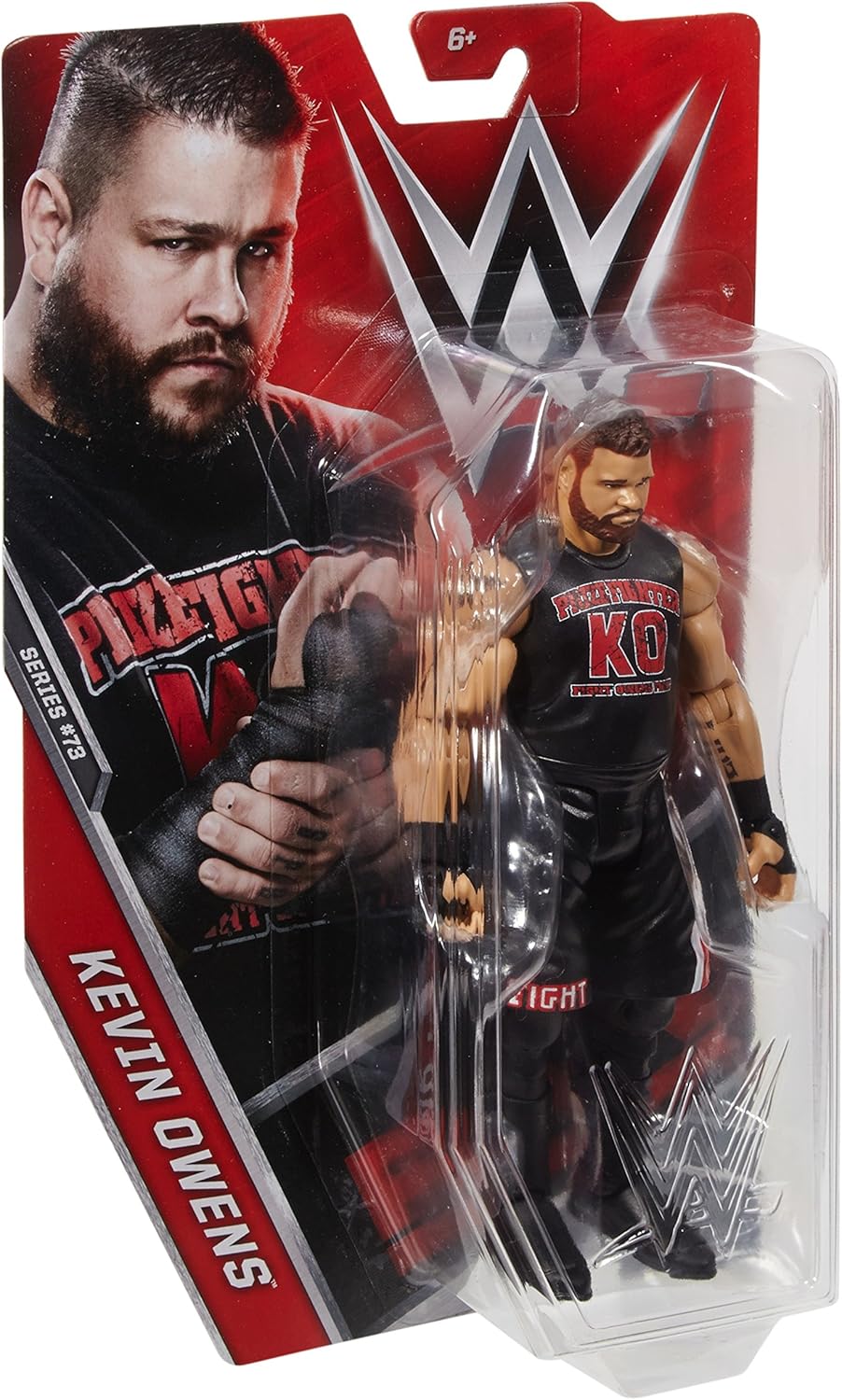 WWE MATTEL DXG01 Series #73 Kevin Owens Figure, 6"