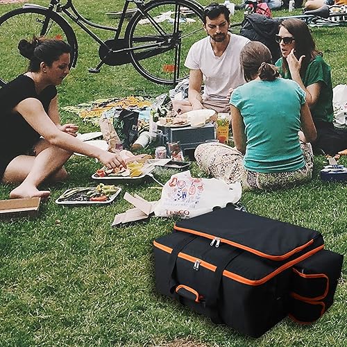 Miniatura 8 de WOMACO Bolsa de transporte de parrilla de 22 pulgadas para Blackstone con tapa de capucha, bolsa de transporte portátil resistente para viajes,