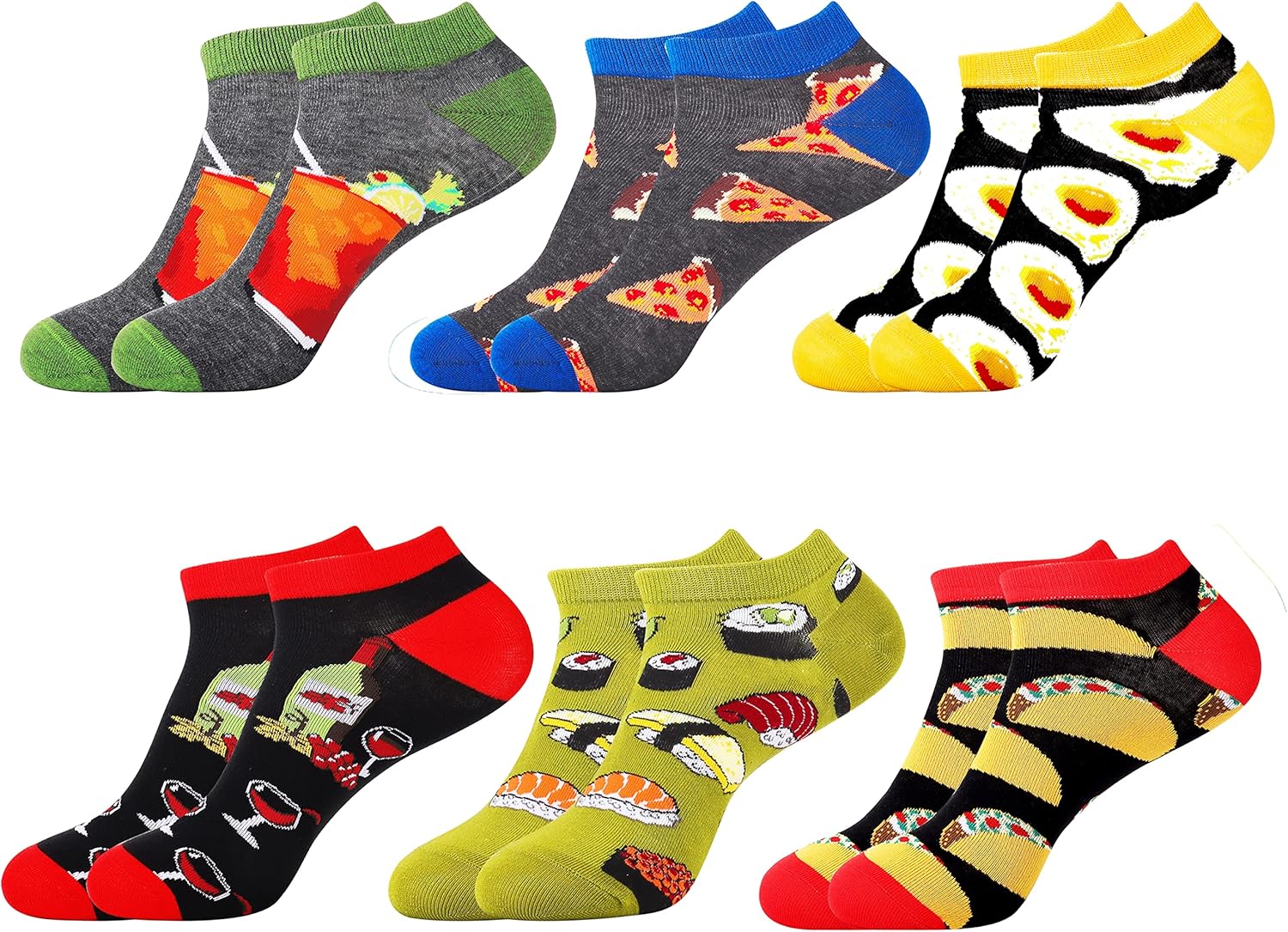 Belloxis Bunte Socken Herren 43-46 Sneaker Socken Herren 43-46 Kurze Socken Geschenke für Männer ...