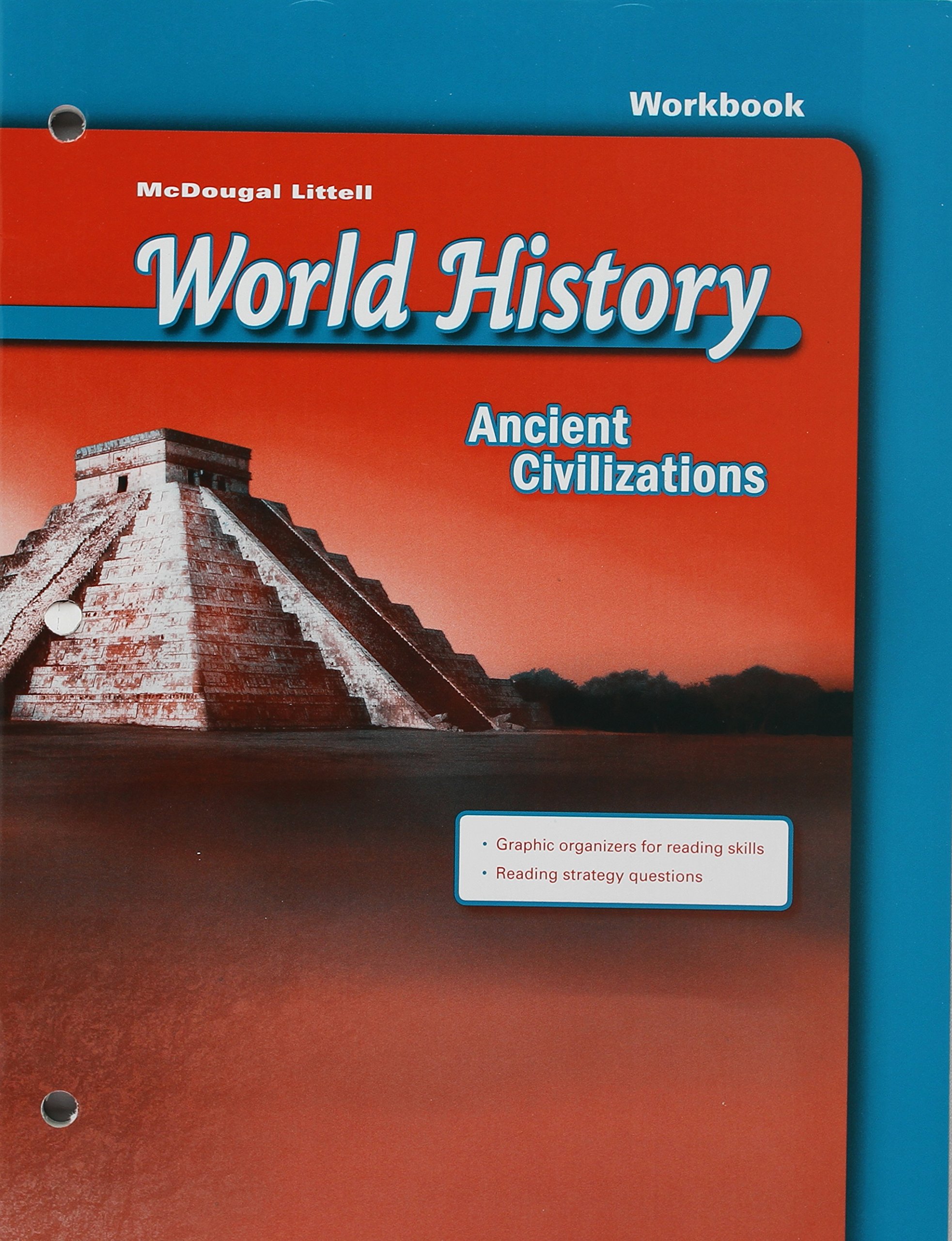 World History, Grades 6-8 Ancient Civilizations Workbook: Mcdougal Littell World History