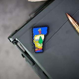 Vermont State Flag Ranger Eye PVC Morale Patch â€“ Hook Backed by NEO Tactical