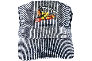 The Real Deal Boys Red Steam Engine Hat for Train Truckers