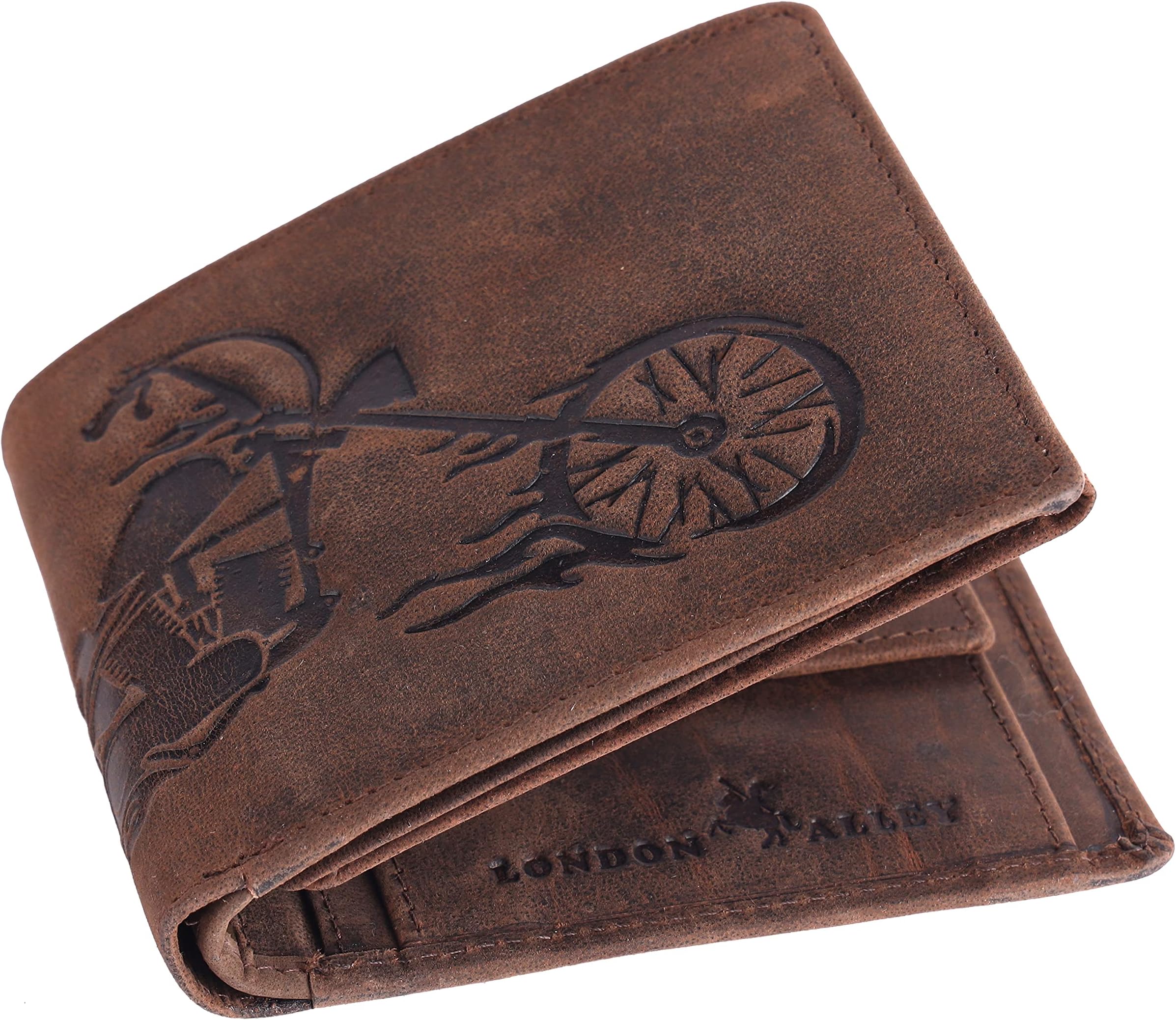 Biker Vintage Brown Men's Leather Wallet