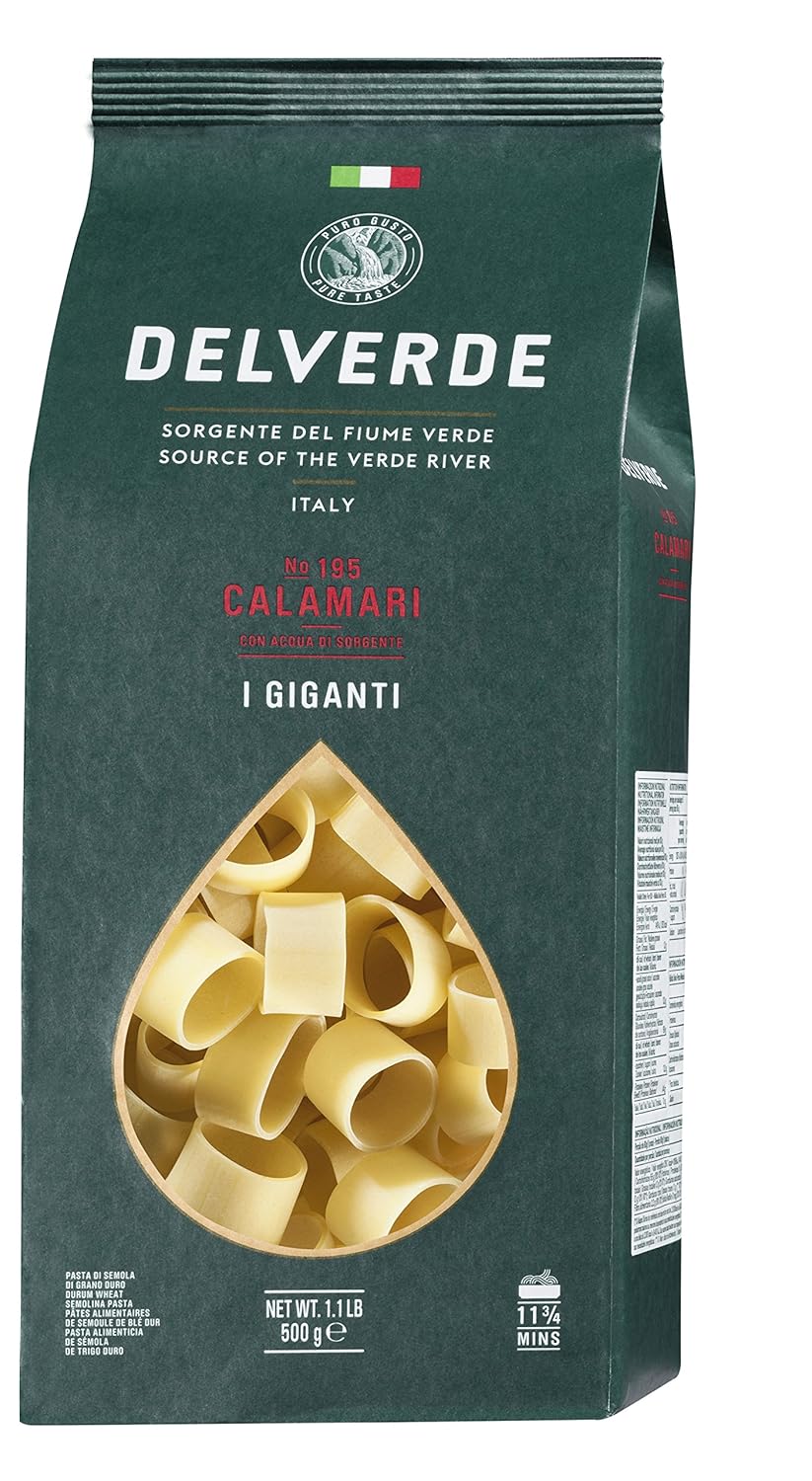 Delverde Calamari' I Giganti Pasta, 500g Amazon.in Grocery & Gourmet
