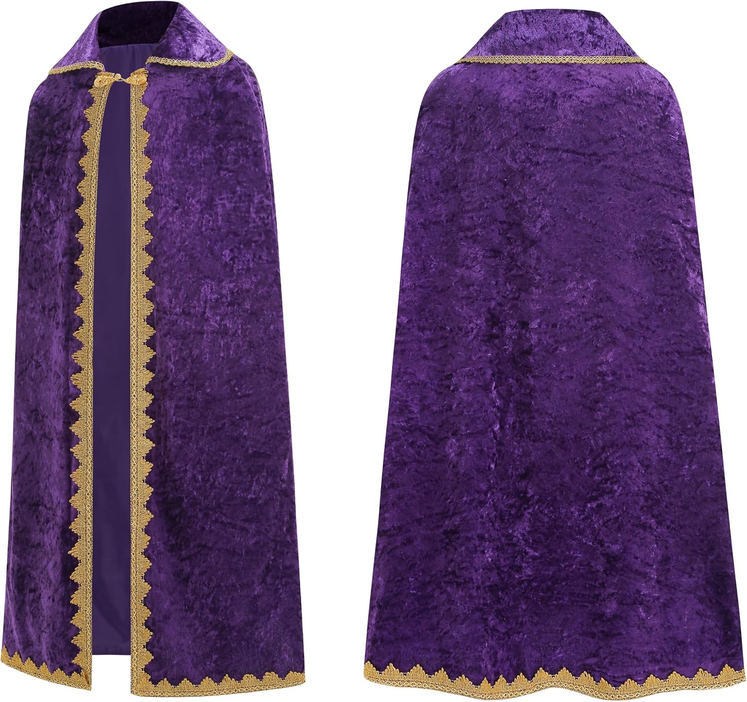 Kids King Costume Set - Crown, Robe, Scepter - Halloween 3-Piece