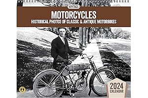 Asgard Press Vintage Motorcycles 2024 Calendar