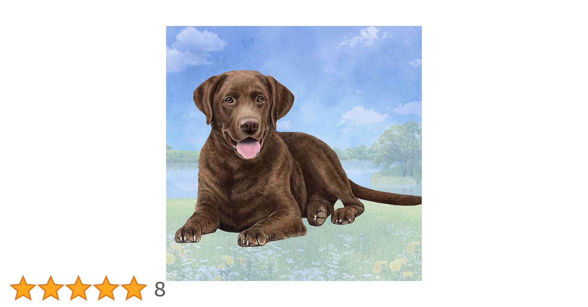 Amazon | ラブラドール (チョコレート層) テーブルトップ ドリンク