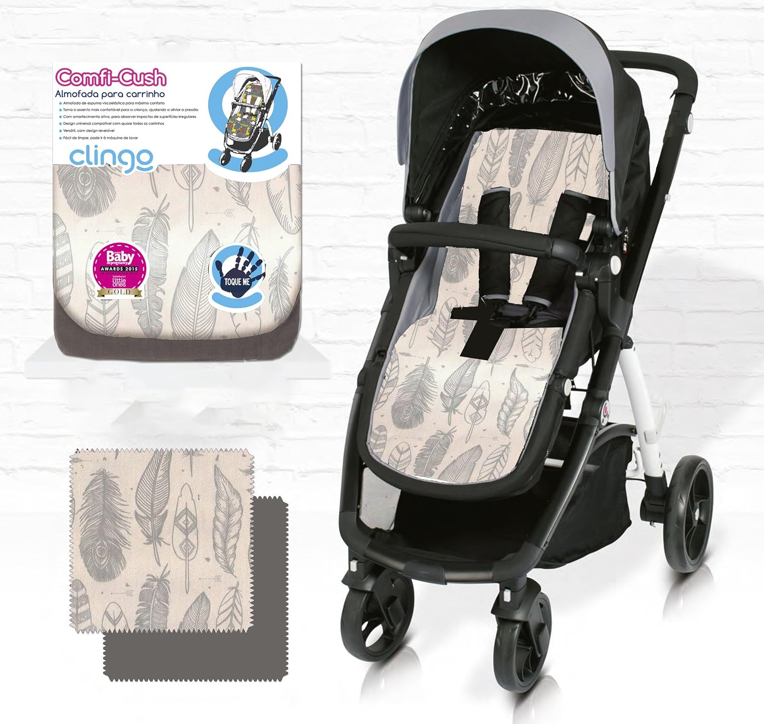 memory foam pushchair liner