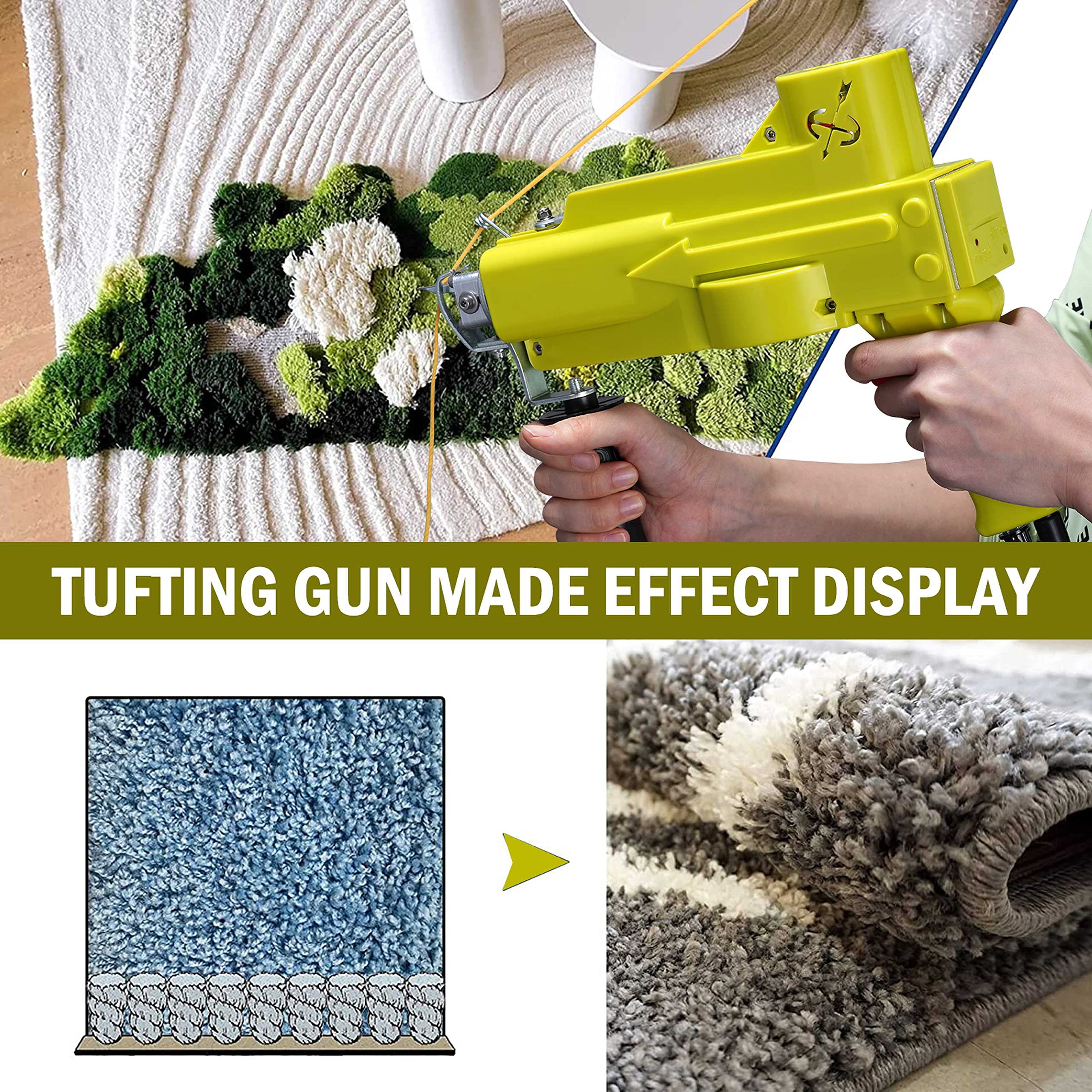 Tufting Gun Cut Pile Vs Loop Pile Rug Tufter