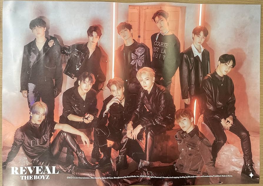 theboyz reveal フィルム Amazon.com: THE BOYZ - REVEAL album Official Unfolded Poster in