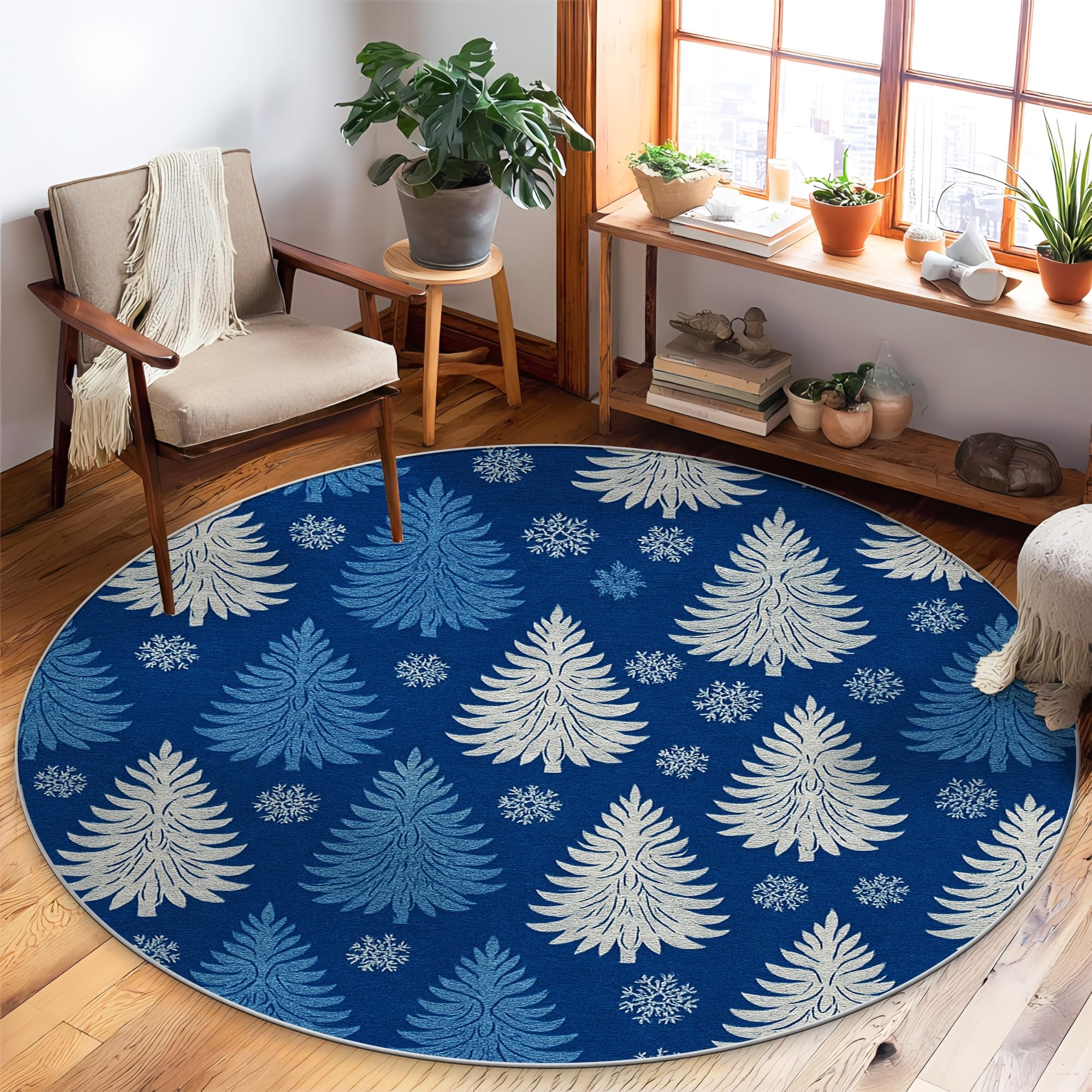 Tapis de pin salon et chambre à coucher bleu marine moderne