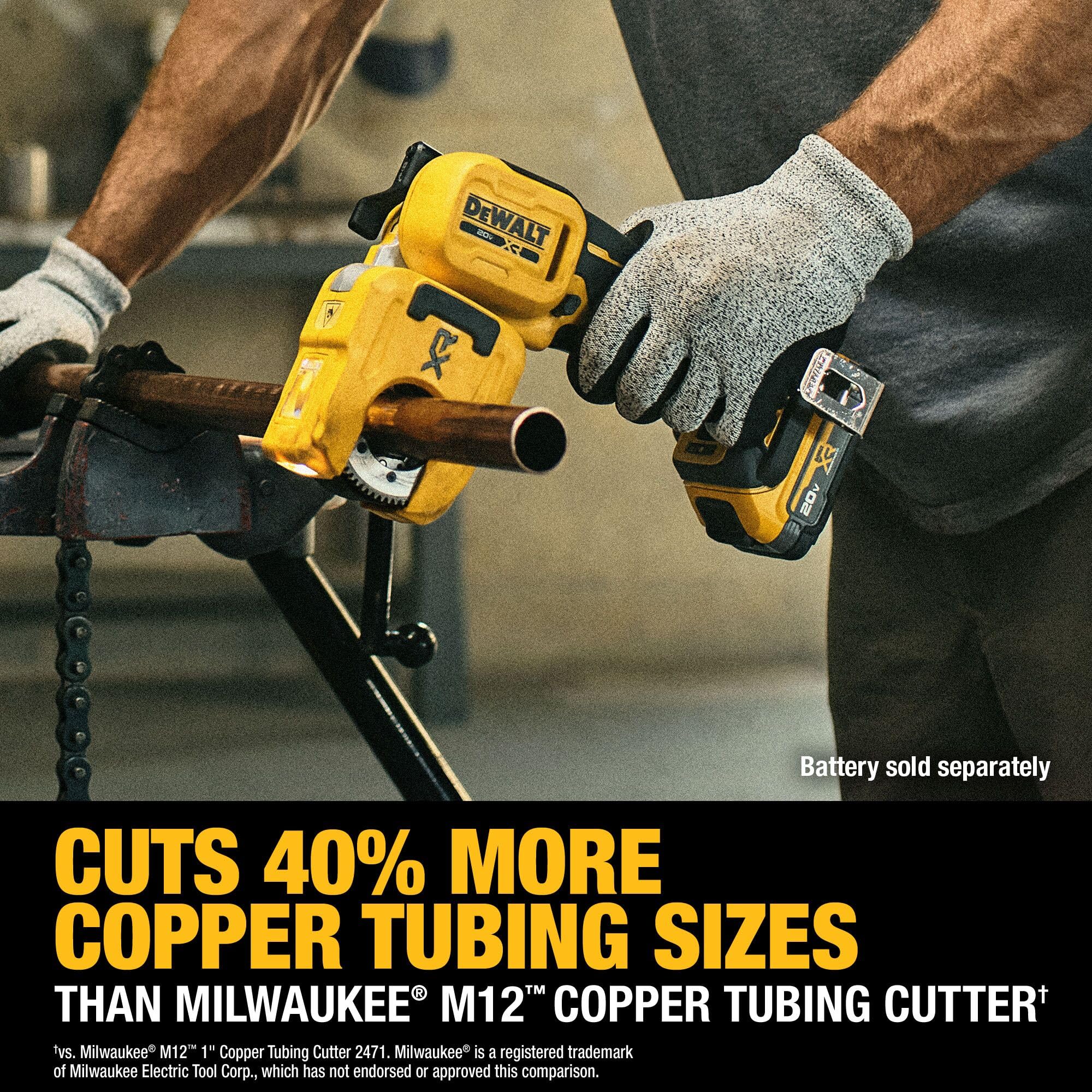 Amazon | DEWALT 20V MAX XR 1-1/4インチ 銅管カッター (DCE154B