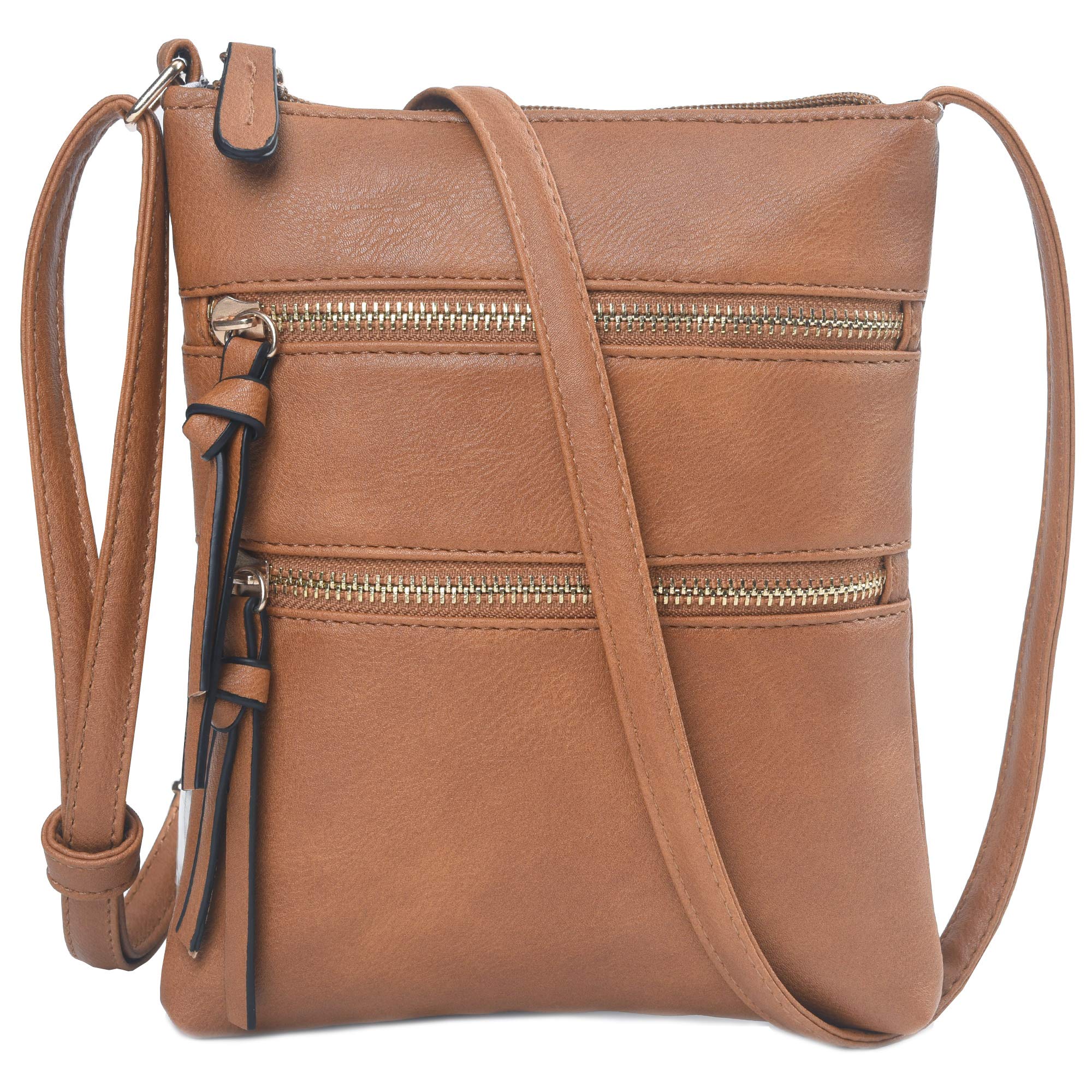 Lightweight Pu Leather Crossbody Purses Bags Small Purse with Multi Pockets for Women Girls