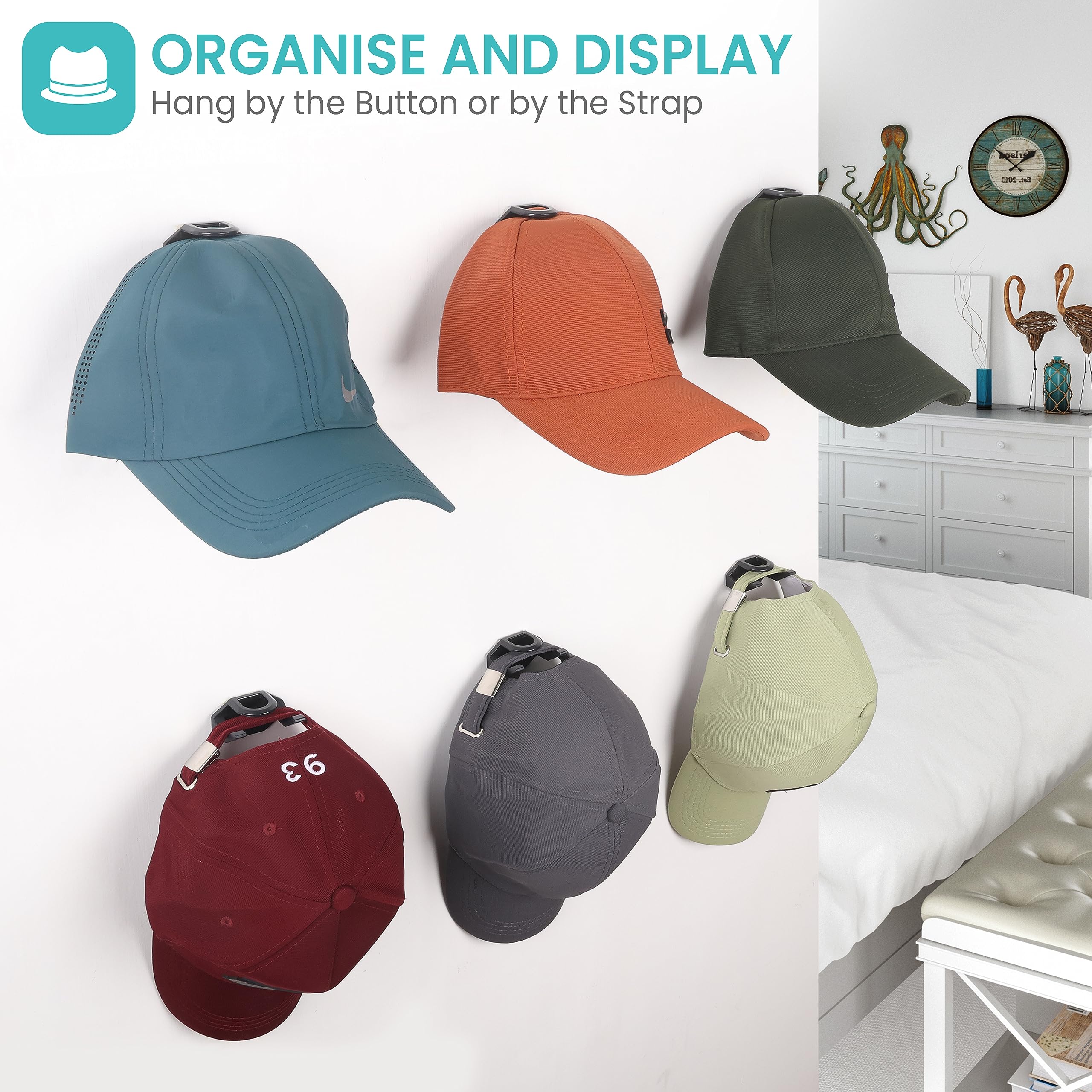Ganci adesivi cucina a attaccapanni da parete o porta | Acquisti Online su