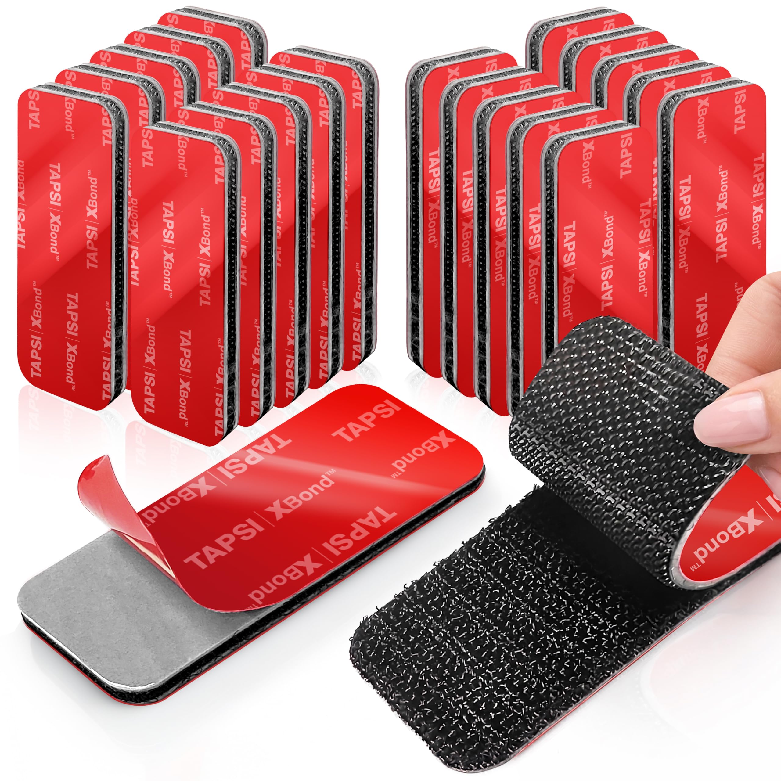 Heavy Duty Hook & Loop Strips - 15 lb Strength -1